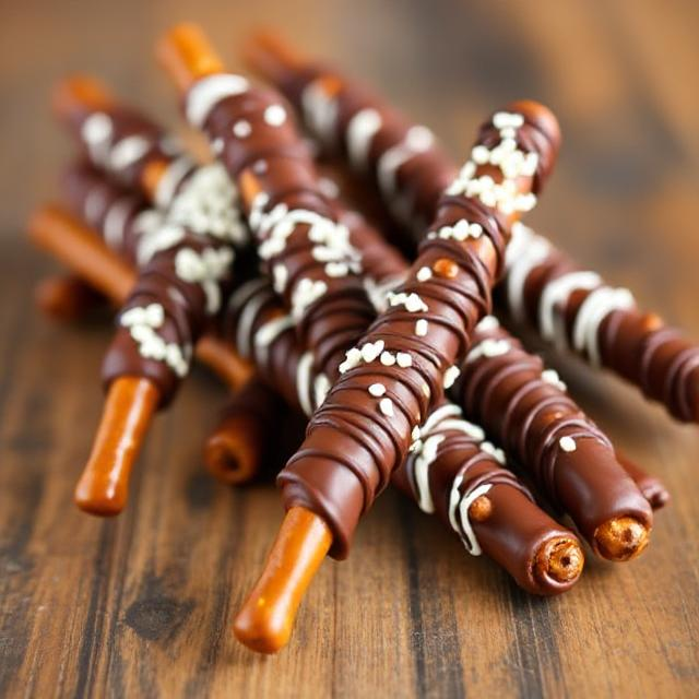 Image of Chocolate Coated Pretzel Rods