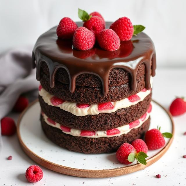 Image of Triple Chocolate Raspberry (chocolate ganache)